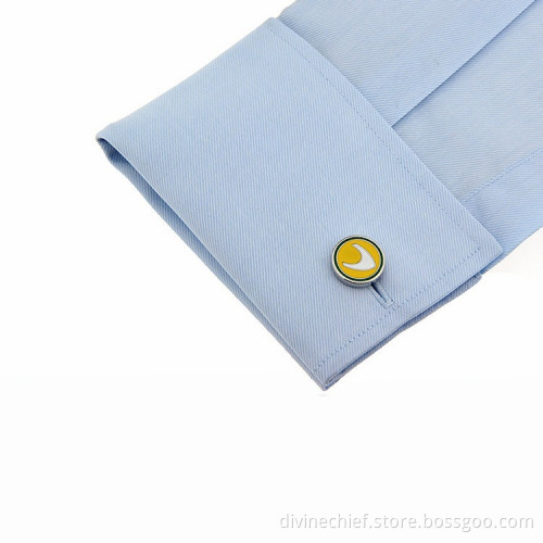 Custom Bulk Cufflinks For Men, High Quality Enamel Men Cufflinks